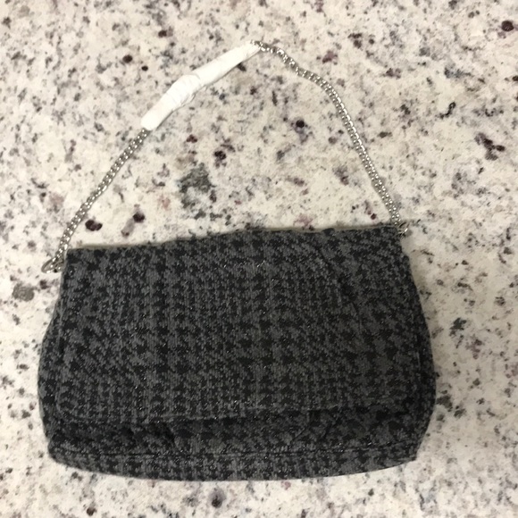 LOFT Handbags - Loft - Small Purse/Clutch - Black and Gray - NWT